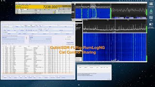 CubicSDR FLRig RumLogNG Cat Control HD 1080p [upl. by Perdita]