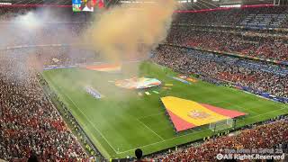 Spain v France Prematch atmosphere and anthem  Euro 2024 [upl. by Paolina960]