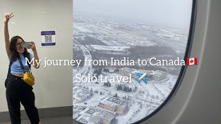 Moving to Canada🇨🇦 New Beginning  India to Canada🍁 [upl. by Nawad]