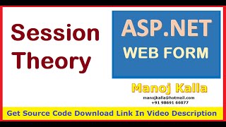 aspnet session management example  using session in aspnet C  what is session in aspnet hindi [upl. by Windy271]