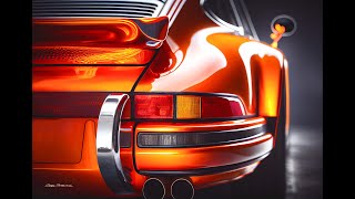 quotOrange Porsche 911 Outlawquot Artwork by Greg Stirling [upl. by Ettegdirb]