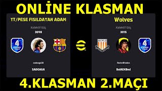 eFootball™ 2024 ONLİNE KLASMAN 4KLASMAN 2MAÇI [upl. by Inaja538]