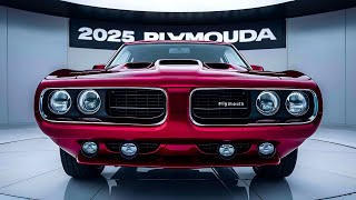 Unveiling the AllNew 2025 Plymouth Barracuda  The King of Muscle Cars [upl. by Pouncey198]