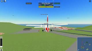 Saint Barthelemy Airport landing with DHC6 PTFS [upl. by Pimbley618]