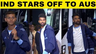 EXCLUSIVE First Indian cricket team batch leaves for Australia ahead of BGT Sports Today [upl. by Thisbee]