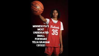 🏀💎35 TELIA GRAHAM 2022 Underrated MA Senior DoubleDouble vs PL 🔥 13 Rebs 11 Pts 3 Stls 2 Blks [upl. by Elise]