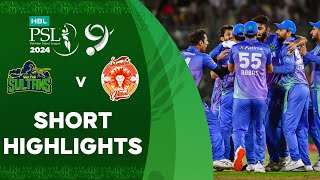 Short Highlights  Multan Sultans vs Islamabad United  Match 34  Final  HBL PSL 9  M1Z2U [upl. by Weyermann917]