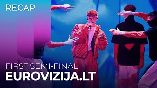 EurovizijaLT 2024 Lithuania  First SemiFinal  RECAP [upl. by Yerd]