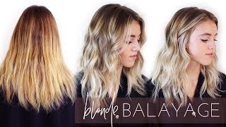 Ashy Blonde Balayage Hair Transformation  How to Foilayage Easy Tutorial [upl. by Anivlem]