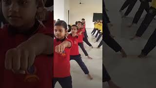 Rahulfighteroffice karate mrkarate karatecombat katanachance bacchon ka panch ka moment [upl. by Adiana]