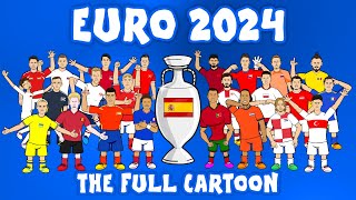 EURO 2024  The FULL Cartoon🏆 [upl. by Sidonius]