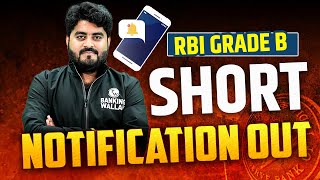 RBI Grade B Notification 2023 Out  RBI Grade B 2023 Complete Details  Banking Wallah [upl. by Arremat]