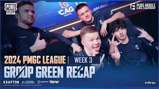 Group Green Recap  2024 PUBG MOBILE GLOBAL CHAMPIONSHIP [upl. by Htebazie134]