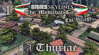 Cities Skylines  Gameplay ITA 1  Medieval City  The medieval village [upl. by Feune]