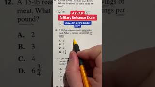 ASVAB Arithmetic Reasoning 12 Question Walk Through [upl. by Niveek823]