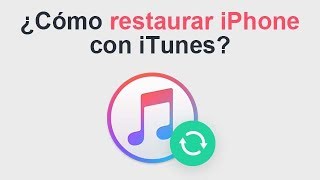 3 métodos restaurar iPhone con iTunes modo recovery y iPSW [upl. by Litta]