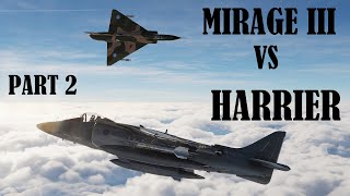 Mirage III vs Sea Harrier Pt2  The First Dogfight 01 May 1982 Falklands [upl. by Creedon]