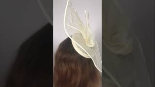 Trendy sinamay fascinator [upl. by Betta230]