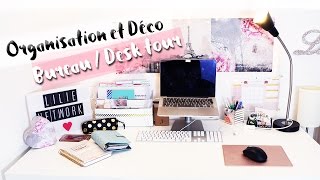 Organisation amp décoration bureau • Rangement DIY  My desk tour [upl. by Dow688]