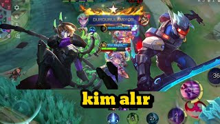 xp lane Dyrroth vs Saber kim alır Mobile Legends Bang Bang [upl. by Annehcu]