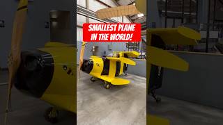 How did they even fit in there Smallest plane in the world aviation shorts shortvideo [upl. by Beatrice]