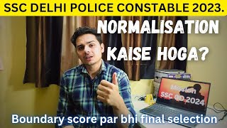 Normalization in SSC Delhi police constable exam 2023  How Normalisation Works  CareerSnap [upl. by Howard]