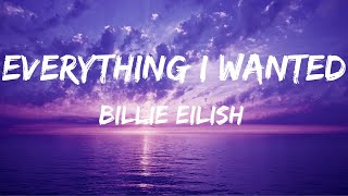 Billie Eilish  Everything I Wanted Lyrics [upl. by Lasko]