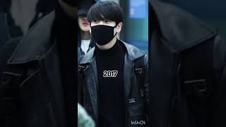 jungkook airport transformation 2014 to 2023 bilionera otilia jungkook btsarmy [upl. by Akemet]