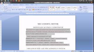 Tutoriale video Microsoft Word Spatiere intre randuri si spatiere stanga dreapta [upl. by Ahtabat]