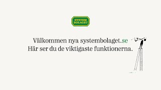 Introduktion till Systembolagets nya webbsida [upl. by Lseil569]