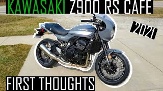 2021 Kawasaki Z900 RS Cafe  First Thoughts Inline 4 FUN [upl. by Hoenack]