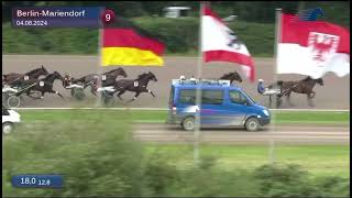 Deutsches Traber Derby Vorlauf 3 2024  Nortolanda amp Michael F Rothengatter 1132 1900m [upl. by Kruger900]