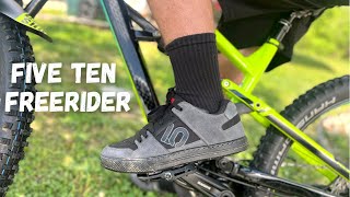 Five Ten Freerider Flat Pedal MTB Shoe review [upl. by Jemena]