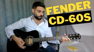 Fender CD60S Review Best Acoustic Beginner Guitar [upl. by Philipines560]