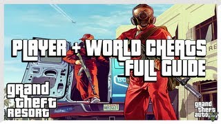 GTA 5 CHEATS  ALL Player  World Cheat Codes Grand Theft Auto 5 Gameplay [upl. by Balch]