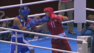 Aloian RUS v Nyambayar MGL  Boxing Mens Fly SemiFinal  London 2012 Olympics [upl. by Aelgna10]