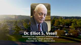 Dr Elliot Vesell founding pharmacology chair dies at 84 Penn State Health [upl. by Chemosh922]