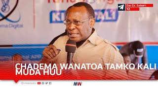 LIVE CHADEMA WANATOA TAMKO KALI MUDA HUU [upl. by Grizel]