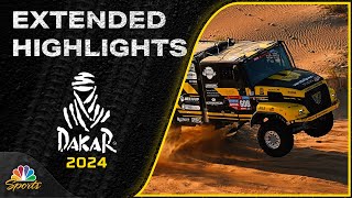 Stage 6 Day 1  2024 Dakar Rally  EXTENDED HIGHLIGHTS  11124  Motorsports on NBC [upl. by Leach]