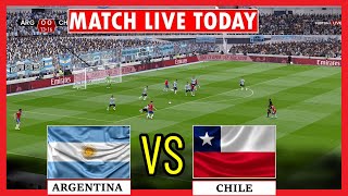 🔴LIVE ARGENTINA vs CHILE 🔴 2026 FIFA WORLD CUP QUALIFICATION ⚽ FULL MATCH LIVE TODAY eFOOTBALL [upl. by Fessuoy890]