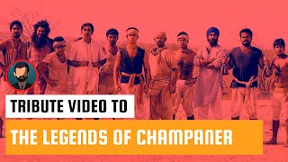 Tribute to the Legends of Champaner Ft Jethalal  Cricket in Lagaan [upl. by Amitak]