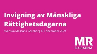 Invigning av MRdagarna i Göteborg 2021 [upl. by Fiedler]