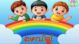 Mazhavillu kuttikavitha Malayalam Nursery Songs and Rhymes [upl. by Ferguson]