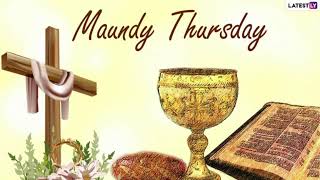 Maundy Thursday  Mass LIVE Our  Lady Of Rosary Church  Navelim [upl. by Samtsirhc124]