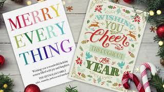 Custom Holiday Cards at The Stationery Studio [upl. by Eerahc686]