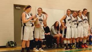 Ponoka broncs senior basketball players final game ceremony 2017 [upl. by Munroe426]