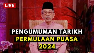 Tarikh Puasa Ramadan 2024  Pengumuman Puasa Ramadhan 1445H [upl. by Tallu]