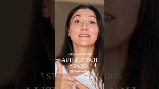 Der beste StimmTipp So singst du natürlich und authentisch vocalcoaching singen [upl. by Ahsla]