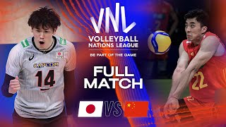 🇯🇵 JPN vs 🇨🇳 CHN  Full Match  Mens VNL 2023 [upl. by Eicirtap425]