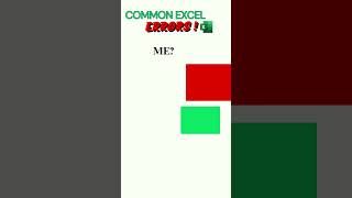 Excel Errors In Details excel exceltutorial exceltipsandtricks error shorts [upl. by Nylirac]